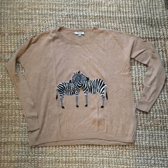 Madewell Zebra Sweater - Picture 2 of 5